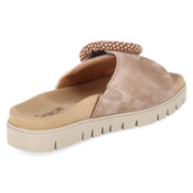 Pantoletten  Beige