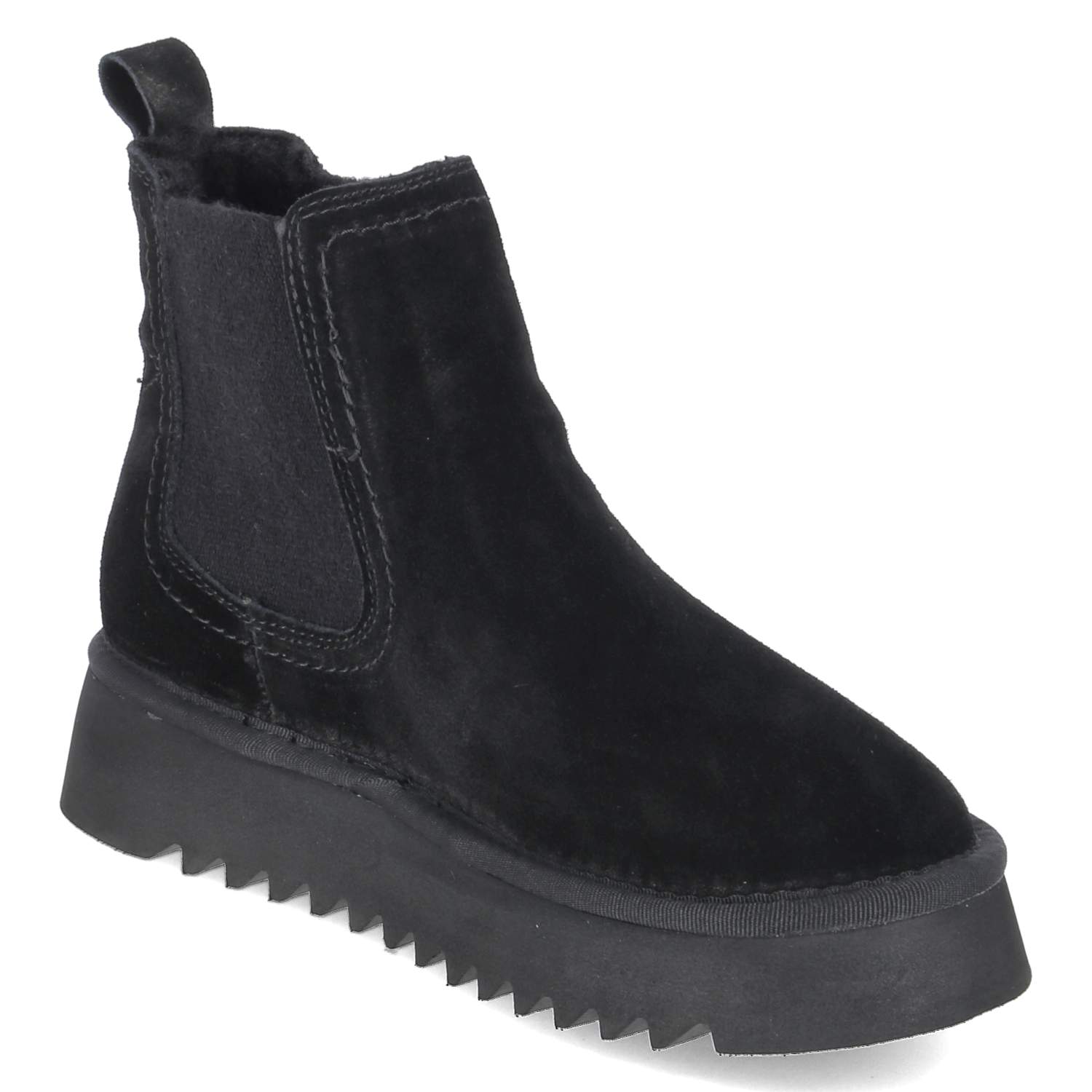 Winter-Chelsea Boots  Schwarz