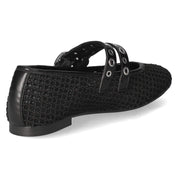 Spangenballerinas Schwarz