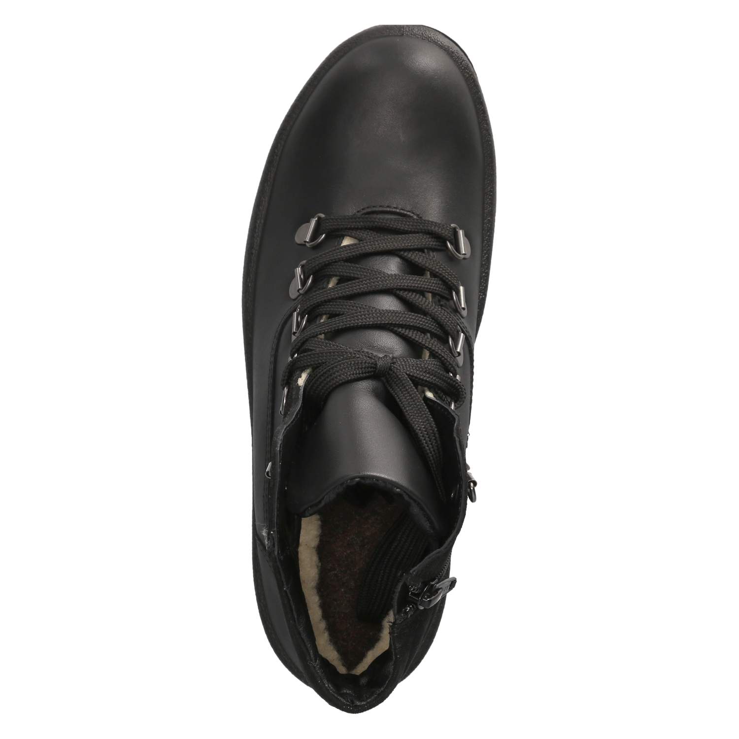 Schnürstiefeletten  Schwarz