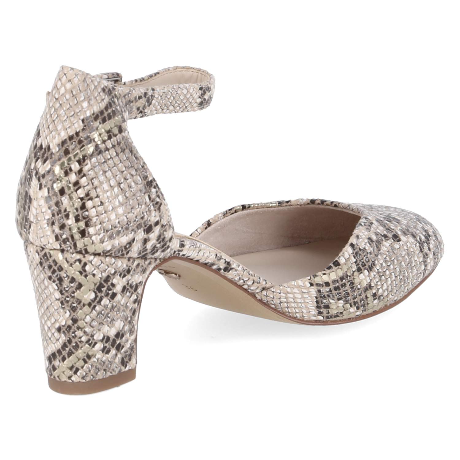 Riemchenpumps  Beige