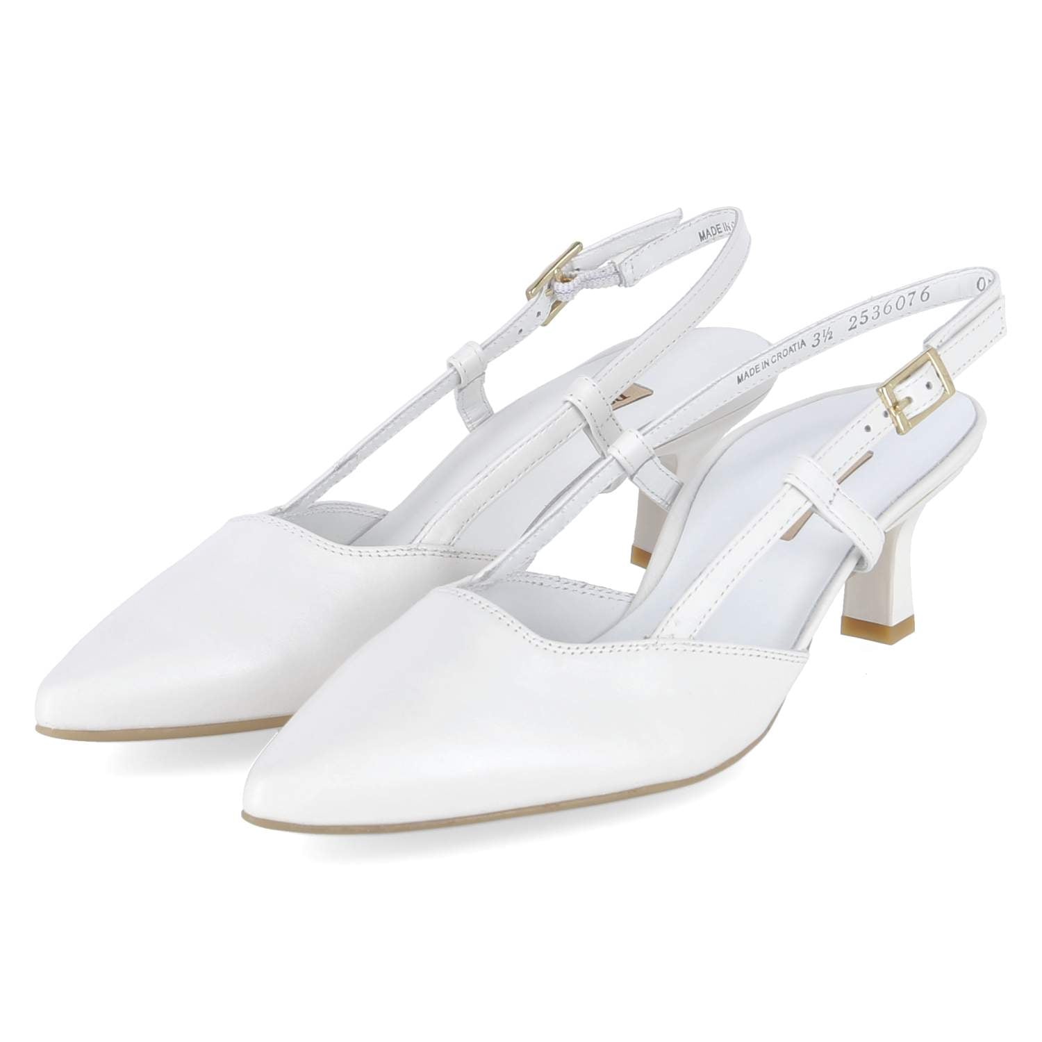 Slingpumps  Weiß