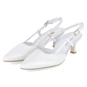 Slingpumps  Weiß