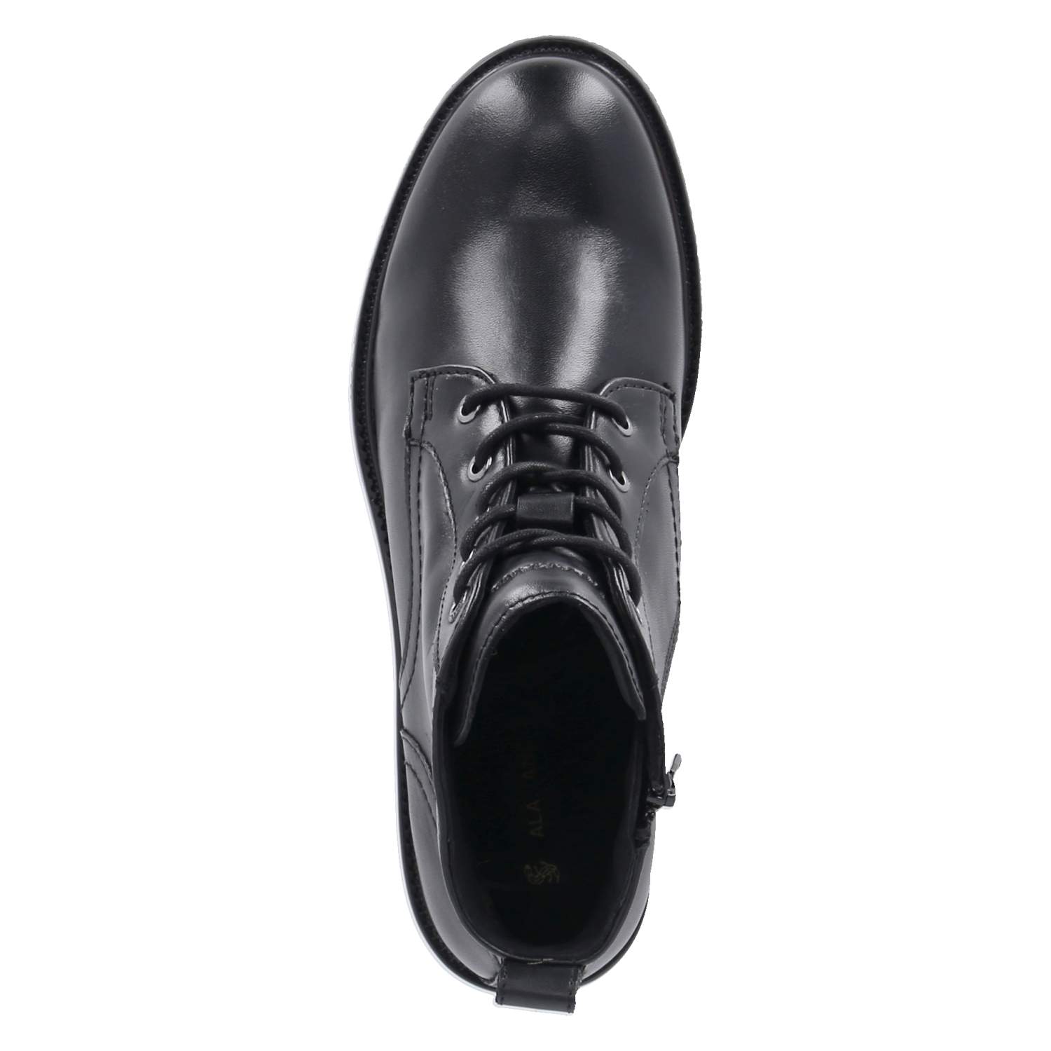 Schnüstiefeletten  Schwarz