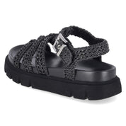 Plateau-Sandalen  Schwarz