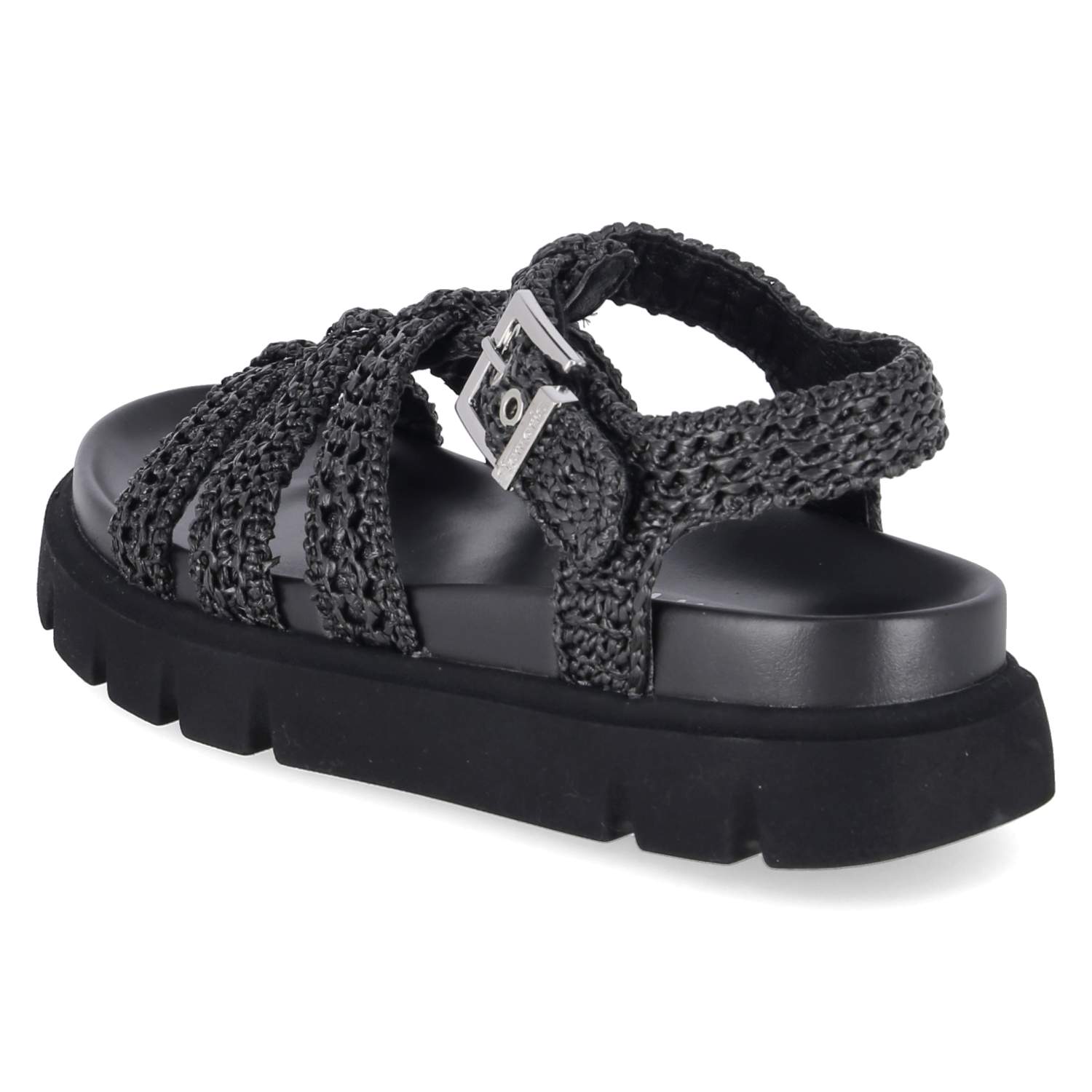 Plateau-Sandalen  Schwarz