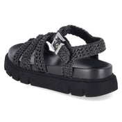 Plateau-Sandalen  Schwarz