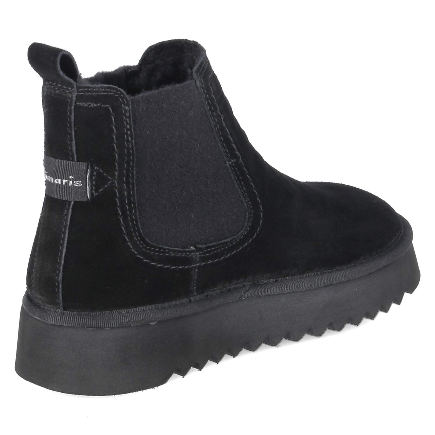 Winter-Chelsea Boots  Schwarz