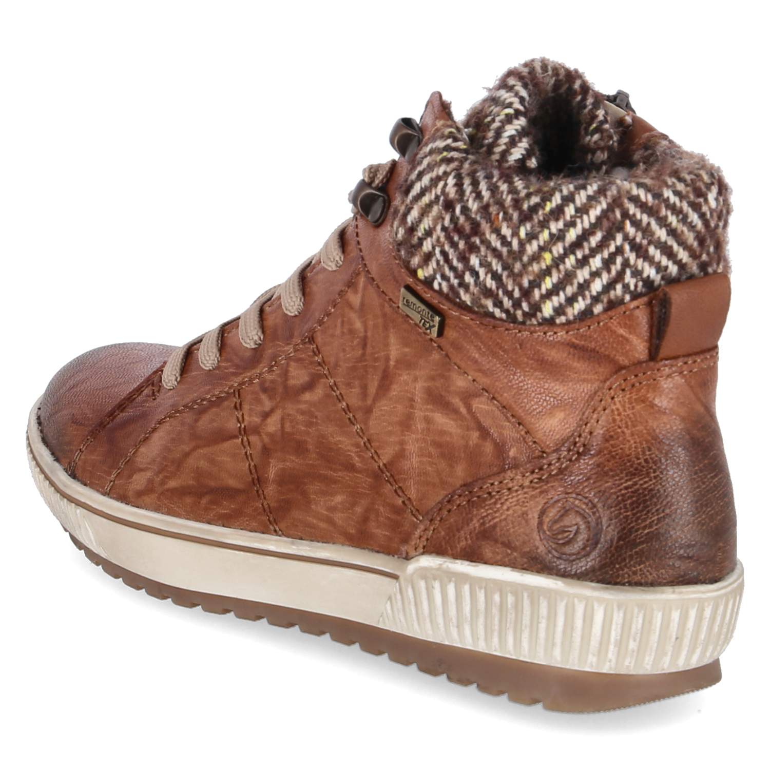 Schnürstiefeletten  Braun