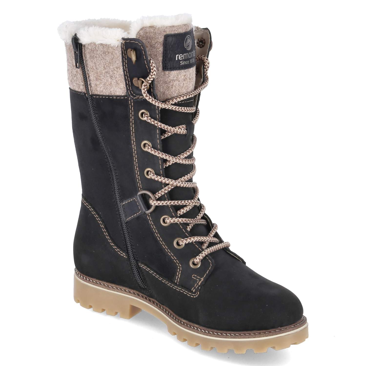 Schnürstiefel  Schwarz