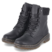 Schnürboots  Schwarz