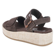 Plateau-Sandalen  Braun
