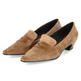 Hochfront-Pumps  Braun