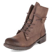 Schnürstiefeletten  Braun
