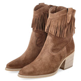 Westernstiefeletten  Braun