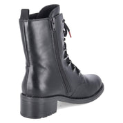 Schnürstiefeletten  Schwarz