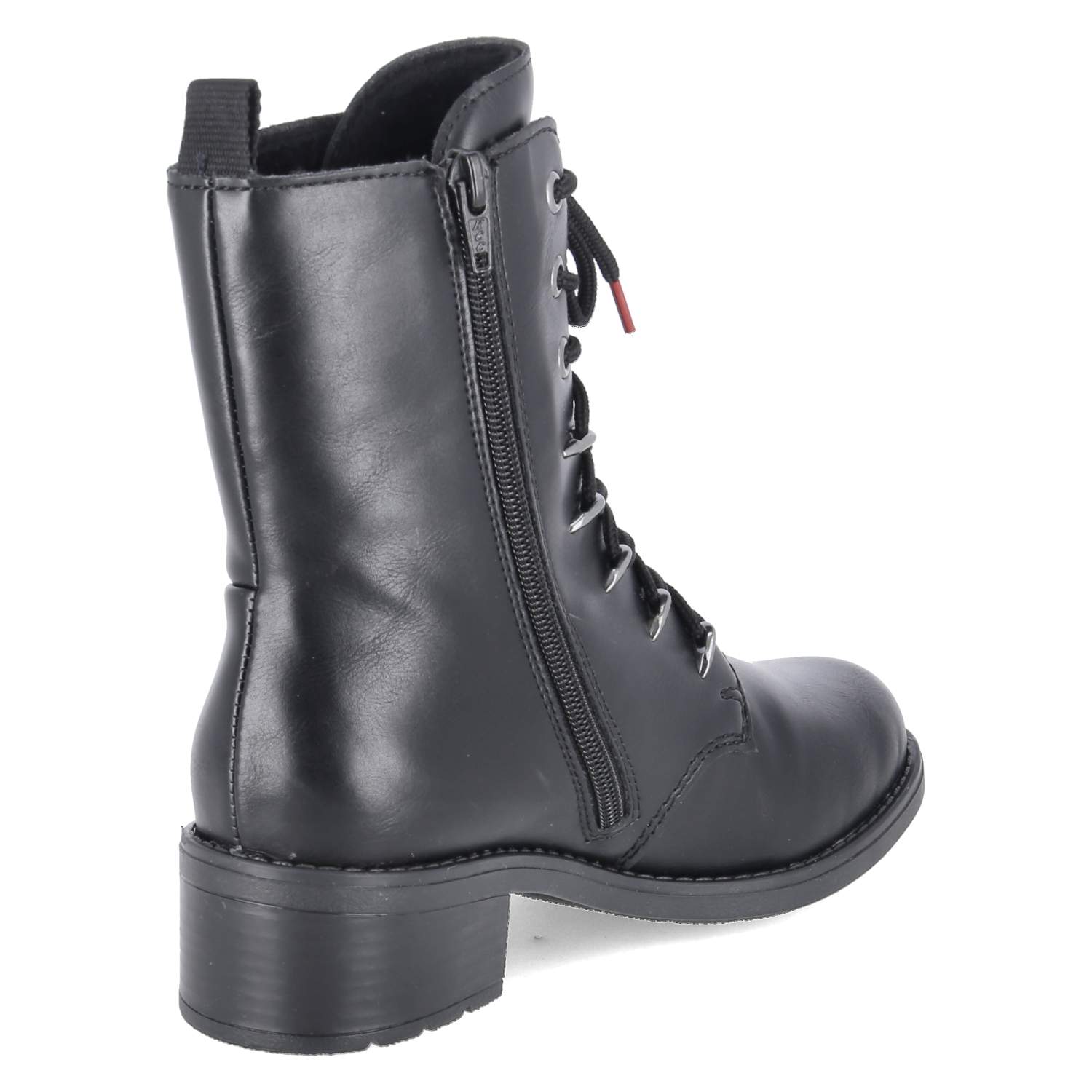 Schnürstiefeletten  Schwarz