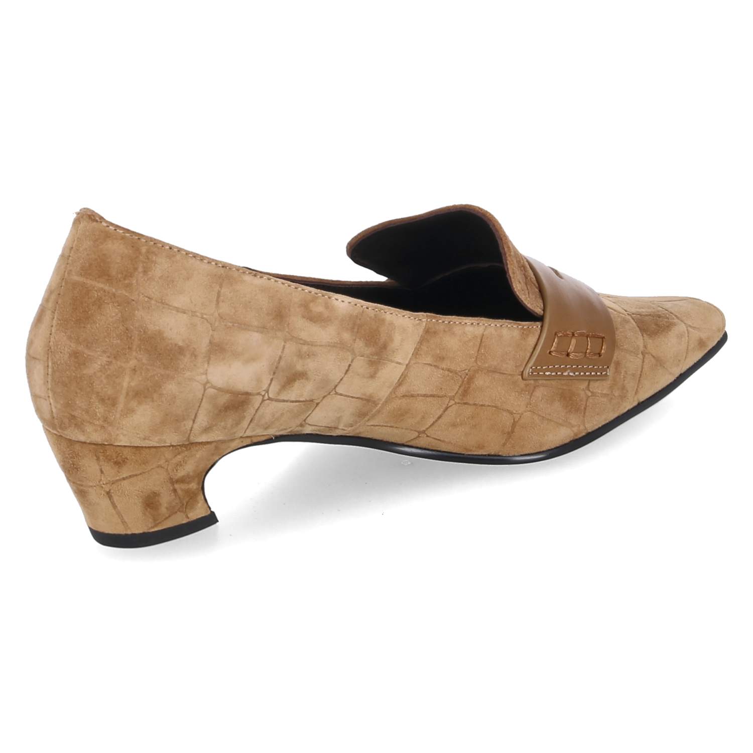 Hochfront-Pumps  Braun