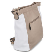 Schultertasche Beige
