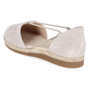 Espadrille-Ballerinas  Grau