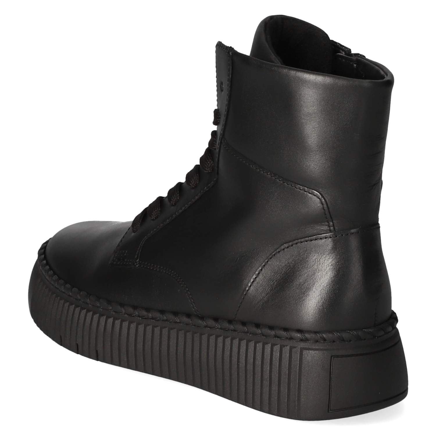 Schnürstiefeletten  Schwarz