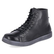 Schnüstiefeletten  Schwarz