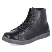 Schnüstiefeletten  Schwarz