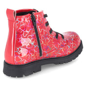 Schnürboots  Rot