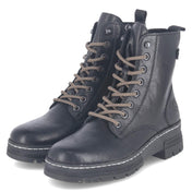 Schnürboots  Schwarz