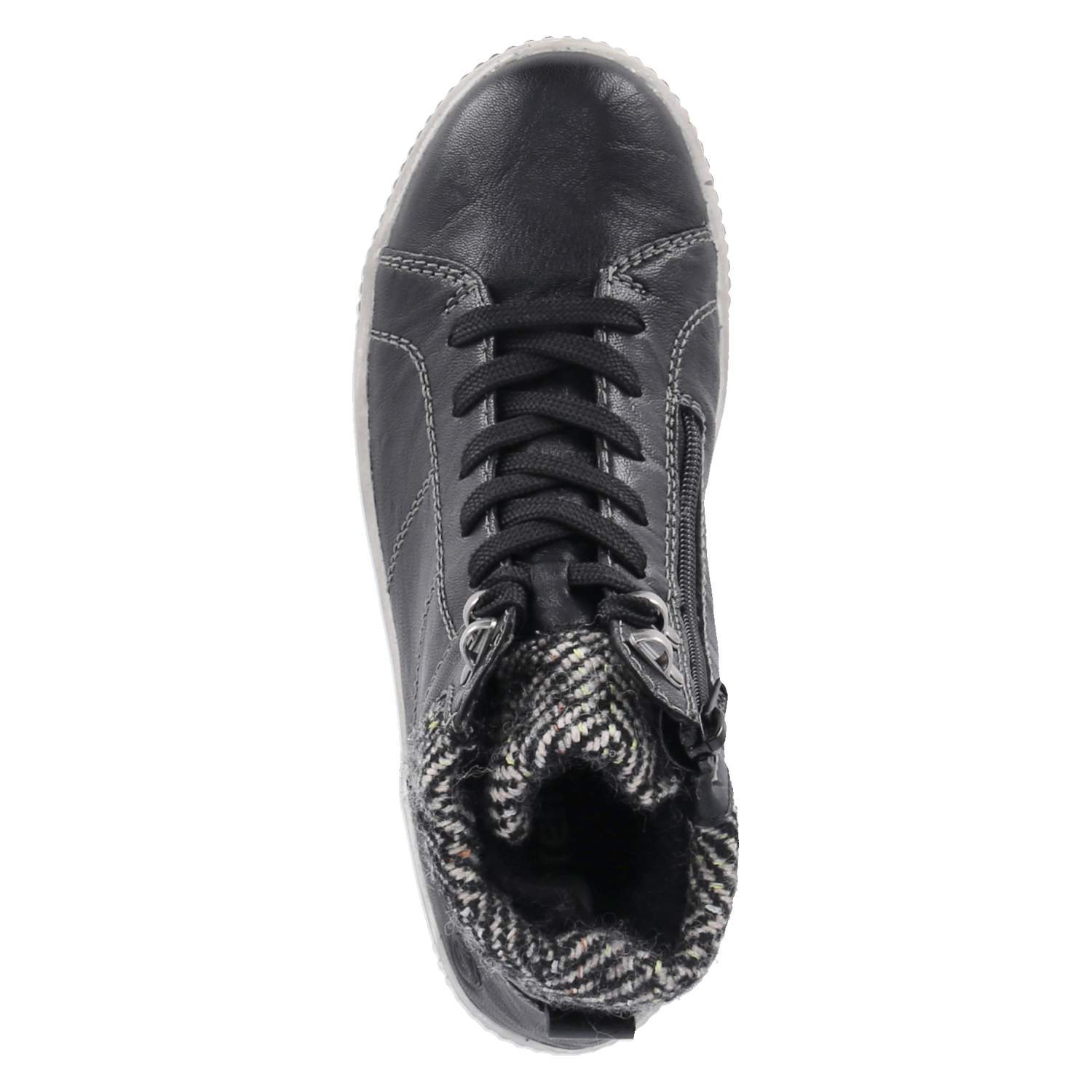 Schnürstiefeletten  Schwarz