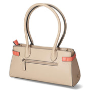 Schultertasche Beige