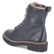 Winterschnürstiefeletten  Schwarz