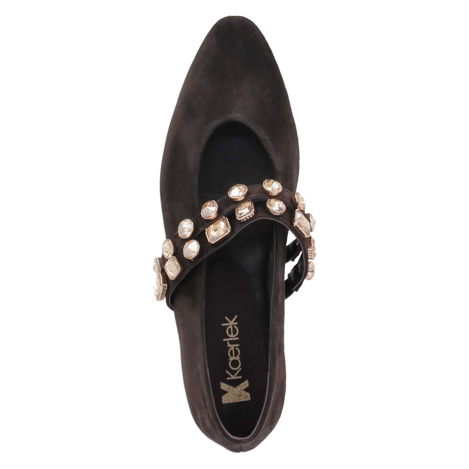 Spangenballerinas  Braun