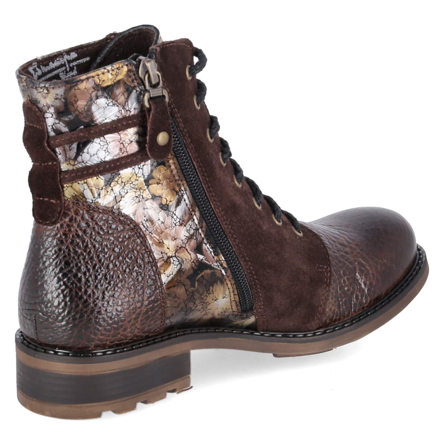 Schnürstiefeletten  Braun