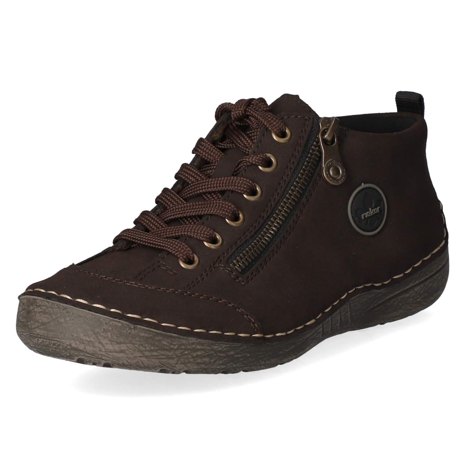 Schnürschuhe  Braun