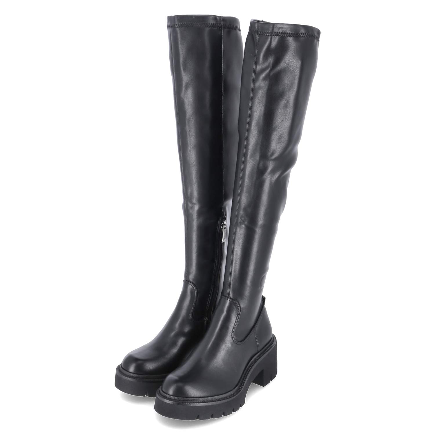 Overkneestiefel  Schwarz