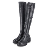 Overkneestiefel  Schwarz