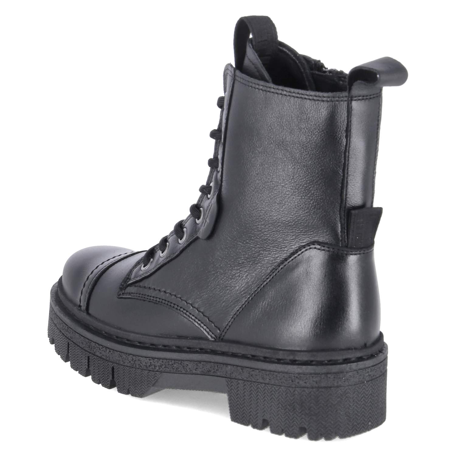 Schnürboots  Schwarz