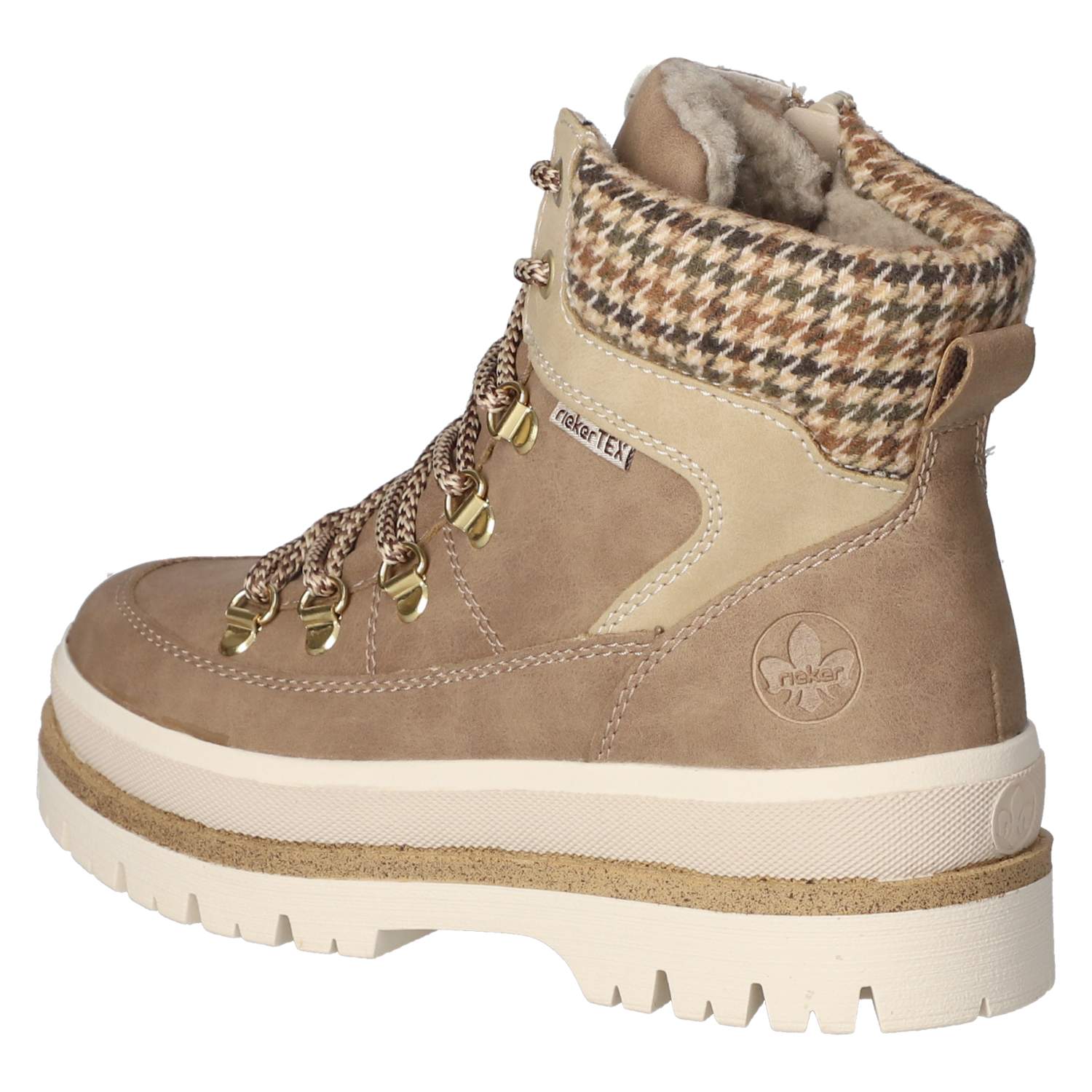 Schnürboots  Beige