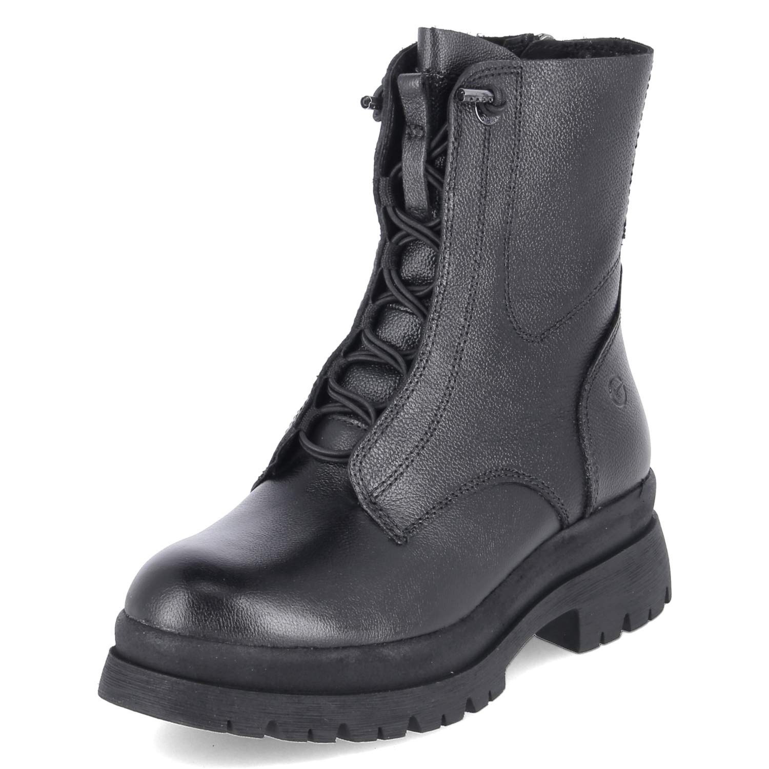 Schnürboots  Schwarz
