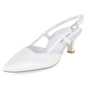 Slingpumps  Weiß