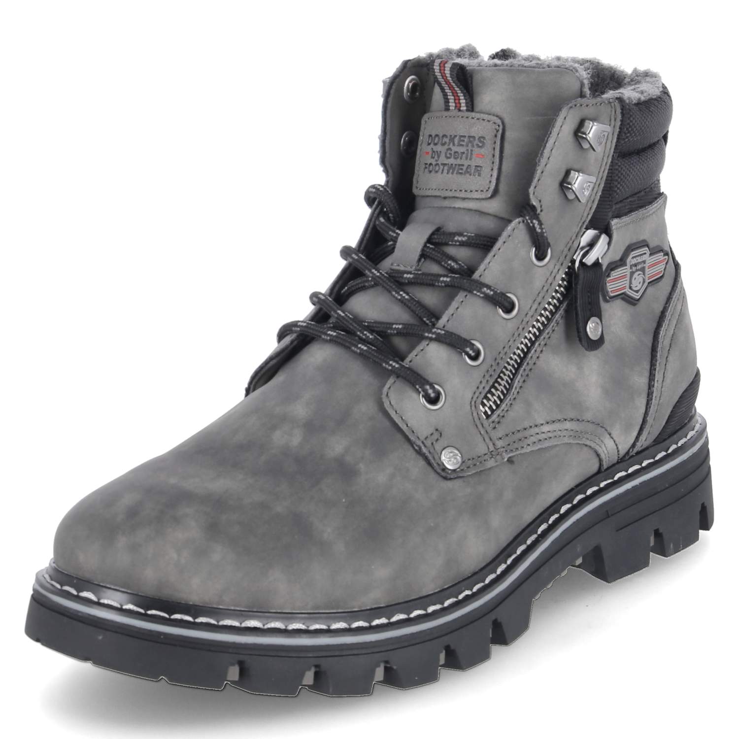 Schnürboots  Grau