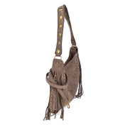 Schultertasche  Taupe