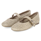 Spangenballerinas  Gold