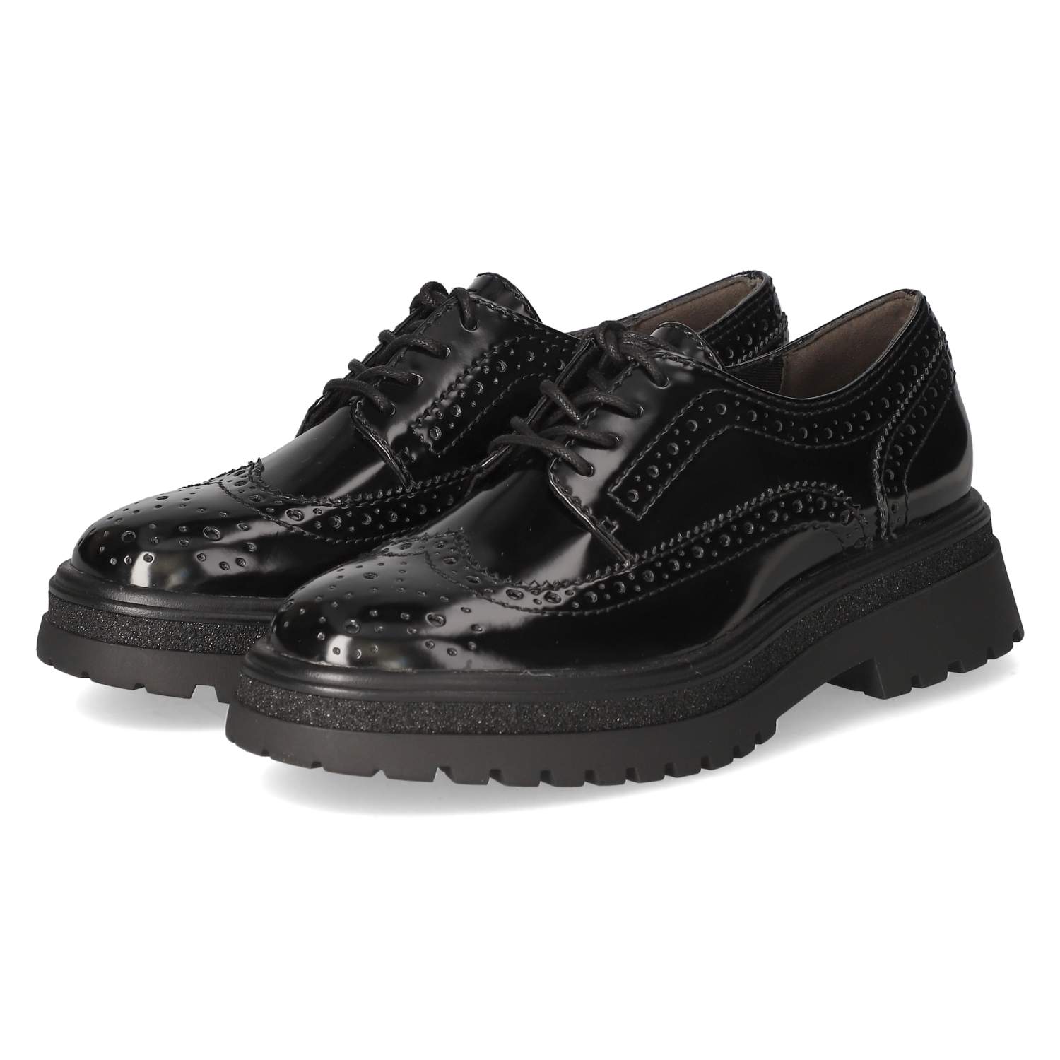 Schnürschuhe  Schwarz