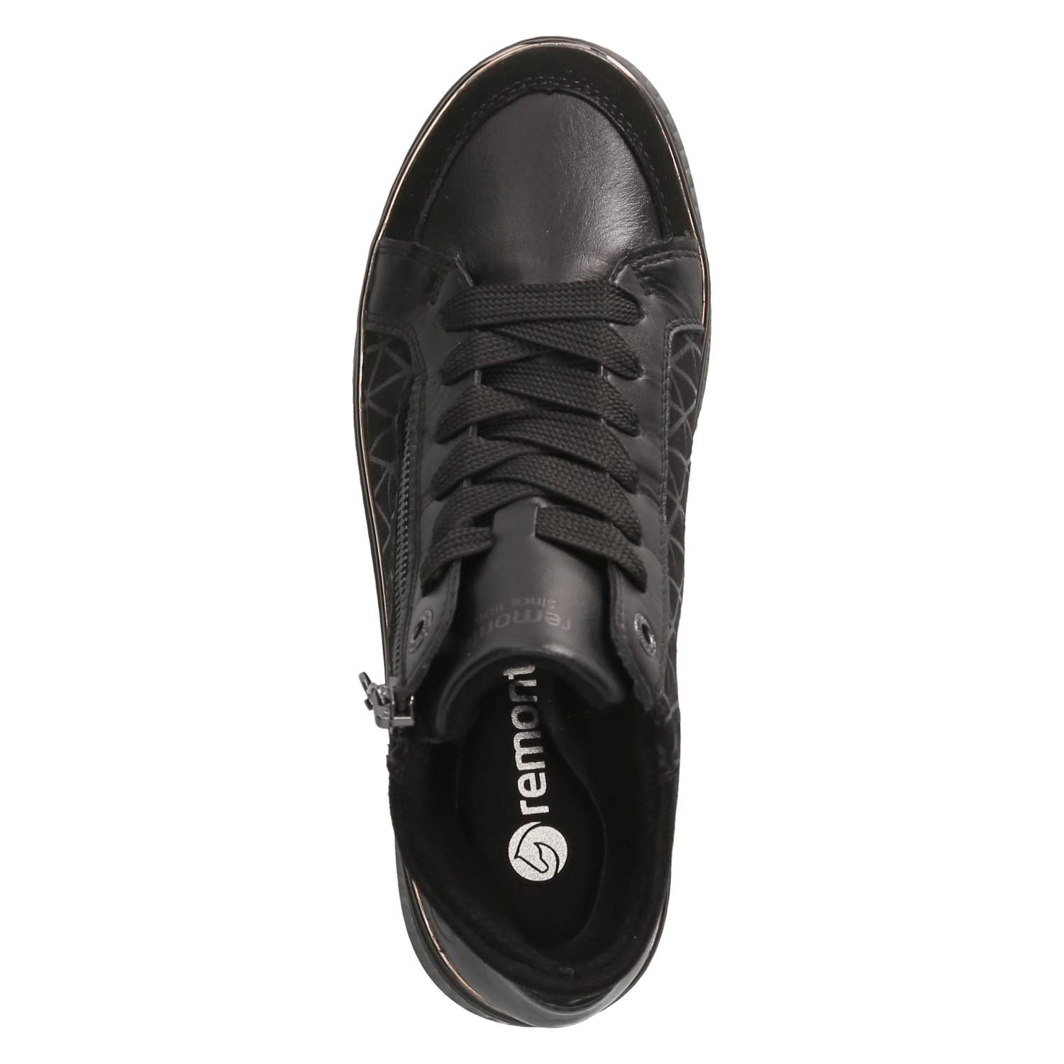 Schnürstiefeletten  Schwarz