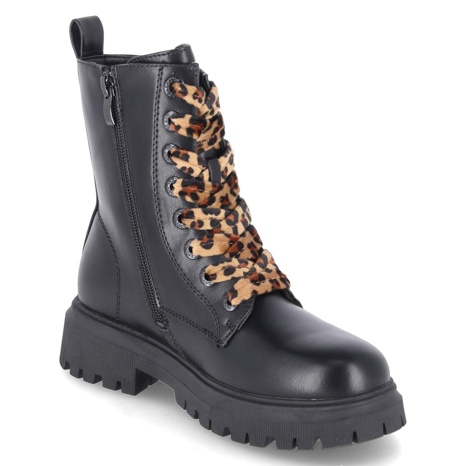 Schnürboots  Schwarz