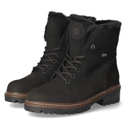 Schnürstiefeletten  Schwarz
