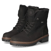Schnürstiefeletten  Schwarz