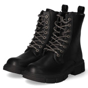 Schnürboots  Schwarz